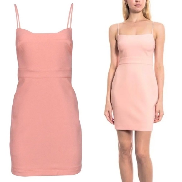 Likely Willard Mini Dress in Peach Pearl Pink size 2 - Picture 1 of 12